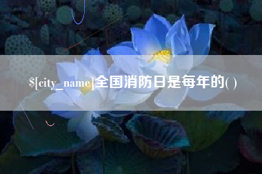 厦门全国消防日是每年的( )