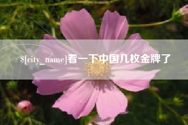 厦门看一下中国几枚金牌了