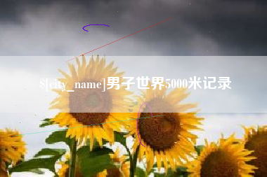 厦门男子世界5000米记录