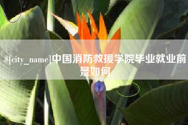 厦门中国消防救援学院毕业就业前景如何
