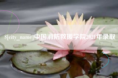 厦门中国消防救援学院2021年录取
