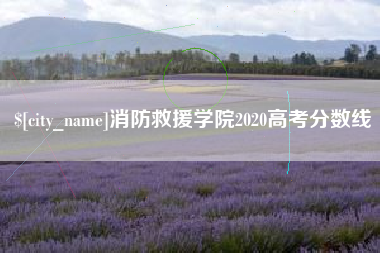 厦门消防救援学院2020高考分数线