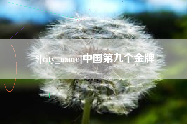 厦门中国第九个金牌