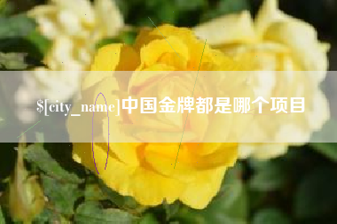 厦门中国金牌都是哪个项目
