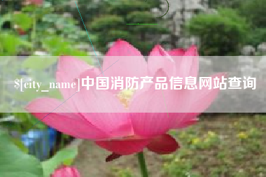 厦门中国消防产品信息网站查询