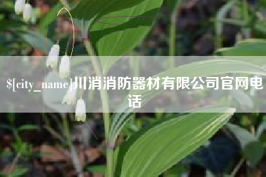 厦门川消消防器材有限公司官网电话