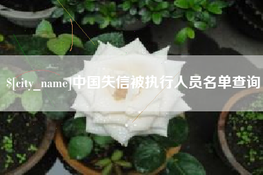 厦门中国失信被执行人员名单查询