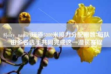 厦门短道5000米接力分配圈数-每队由多名选手共同完成这一漫长赛程