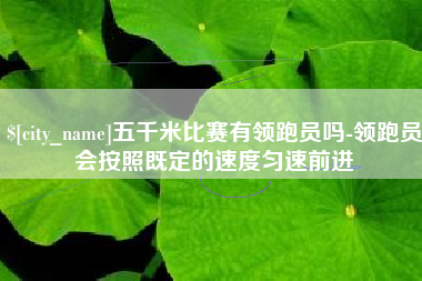 厦门五千米比赛有领跑员吗-领跑员会按照既定的速度匀速前进