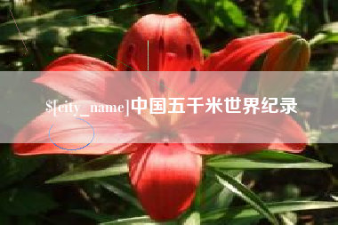 厦门中国五千米世界纪录