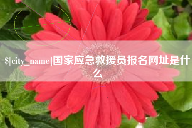 厦门国家应急救援员报名网址是什么