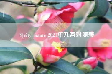 厦门2021年九宫对照表