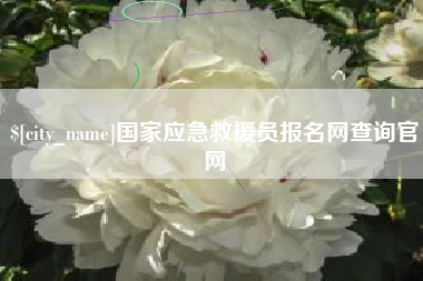 厦门国家应急救援员报名网查询官网