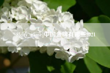 厦门中国金牌有哪些2021