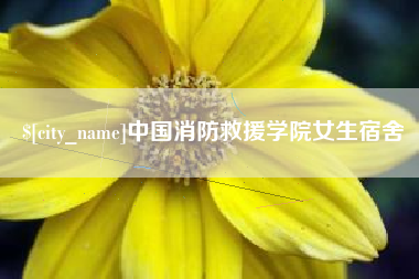 厦门中国消防救援学院女生宿舍